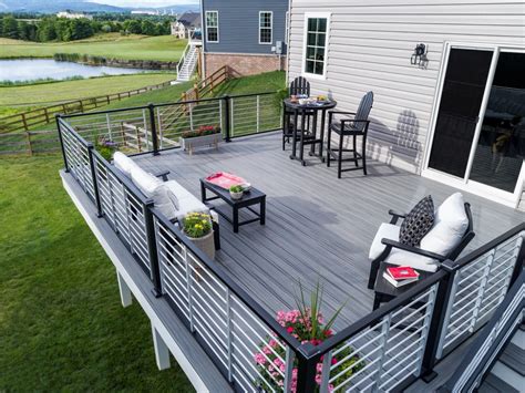 Grey Composite Decking Ideas Images Decks Decks By Trex