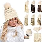 Amazon Qlenkay Baseball Cap With Hair Extensions Straight Short