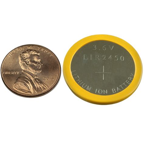 Rechargeable Lithium Cr Coin Cell Battery