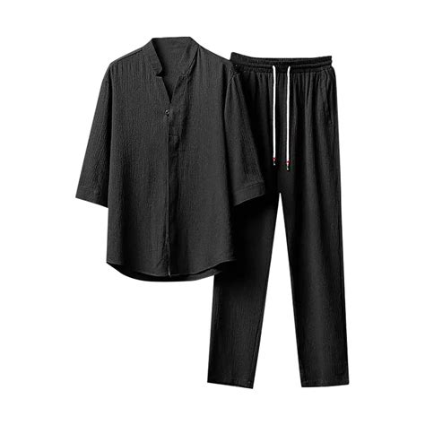 Fahuomu Mens Suits Big And Tall Separates Fashion Mens Tracksuits 2