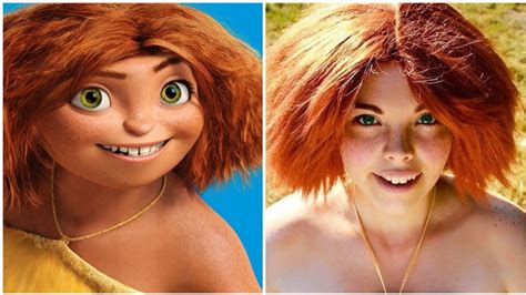 The Croods Characters In Real Life Youtube