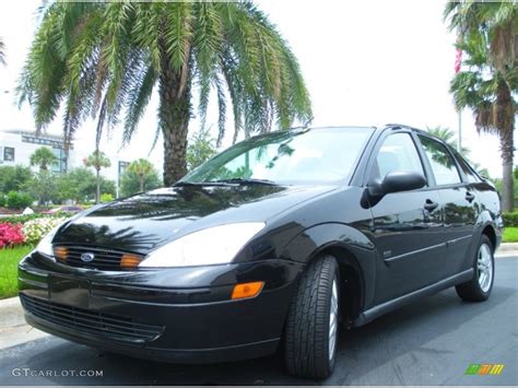 Pitch Black 2000 Ford Focus Sony Limited Edition Sedan Exterior Photo