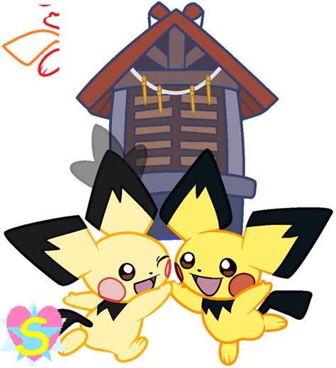 Pokemon Base 2 Two Pichus In A Cottage By Pikasparkle485 On Deviantart