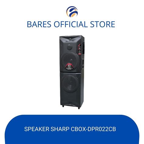 Jual Speaker Active Sharp Cbox Dpro22cb Pro22cb Shopee Indonesia