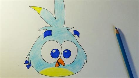 HOW TO DRAW ANGRY BIRDS STELLA LUCA COMO DIBUJAR ANGRY BIRDS КАК