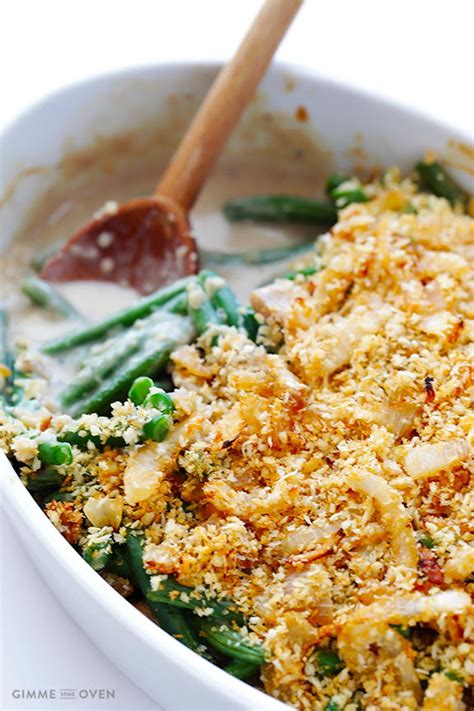 Healthier Green Bean Casserole