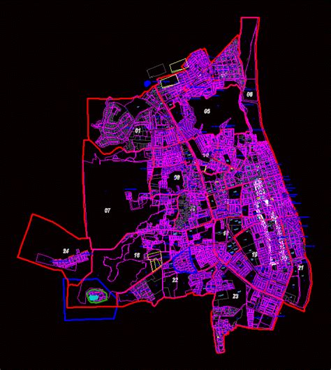 Plano Cadastral Ica Peru Dwg Plan For Autocad Designs Cad