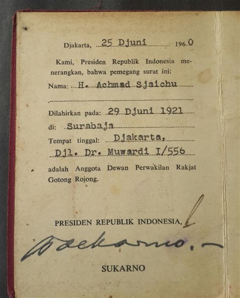 Tanda Tangan Soekarno – Penggambar