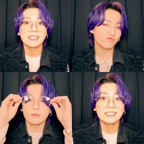 Pin De ᵀʰᵛ ᴬʳᶜʰⁱᵛᵉᵕ̈ En ジョングク♔ Jungkook Cabello Morado Pelo Morado