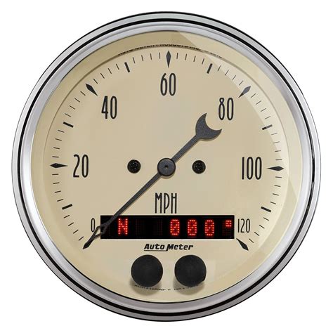 Auto Meter® 1849 Antique Beige Series 3 38 Gps Speedometer Gauge 0