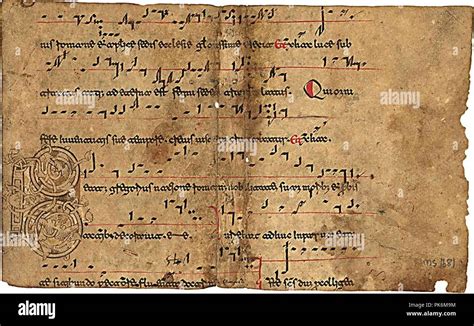 beneventan  manuscript  stock photo alamy
