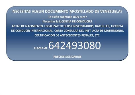 Venezolanos en Malaga: NECESITAS DOCUMENTOS DE VENEZUELA APOSTILLADOS?