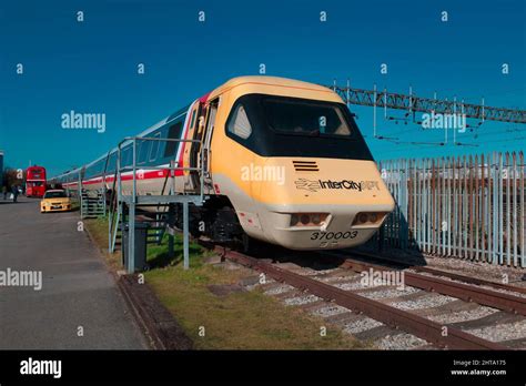 British Rail InterCity APT Class 370 003 At Crewe Heritage Centre Stock