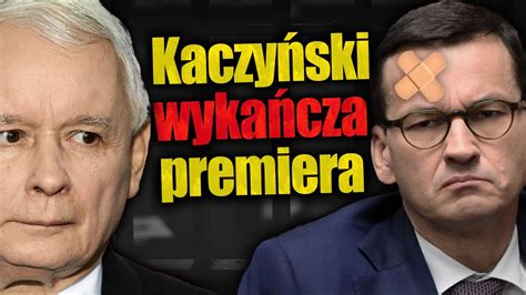 Kaczyński chce aby premier sam podał się do dymisji Jan Piński