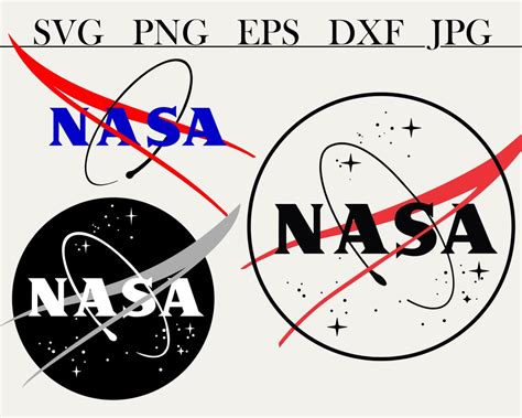 Logos SVG Bundle NASA Logo Cutting Files Nasa Svg Cut File Etsy