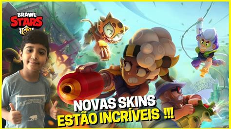 Galera Novas Skins Da Nova Temporada De Brawl Stars Youtube