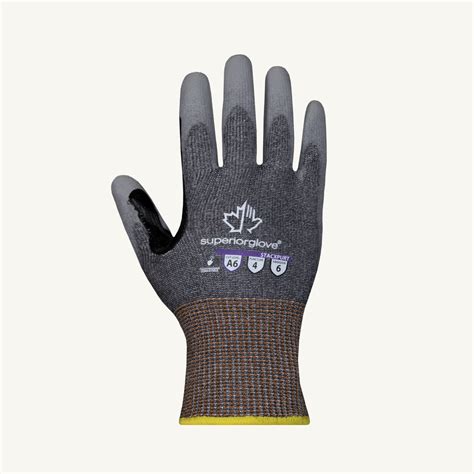 Tenactiv Gloves w/PU Palm Cut A6 Abrasion 5 Puncture 4 | Saturn Safety