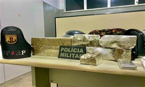 PM apreende 4 kg de maconha e prende dois suspeitos por tráfico O que