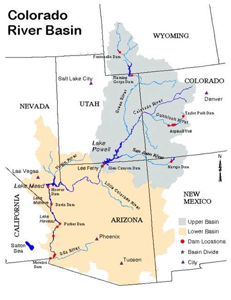 Colorado River Basin Map Image Eurekalert Science News Releases