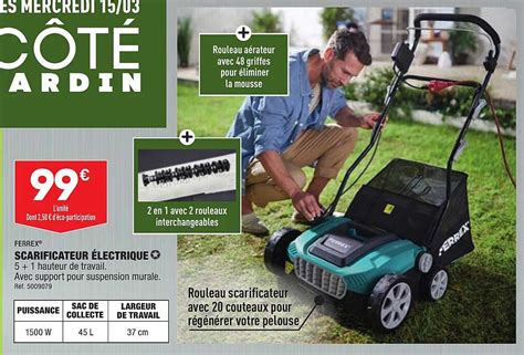 Promo Scarificateur Lectrique Ferrex Chez Aldi Icatalogue Fr