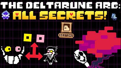 The Deltarune Website Arg All Secrets Youtube