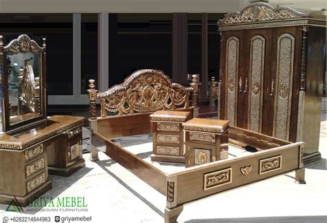 Set Kamar Tidur Tiara Murah Furniture Jati Jepara