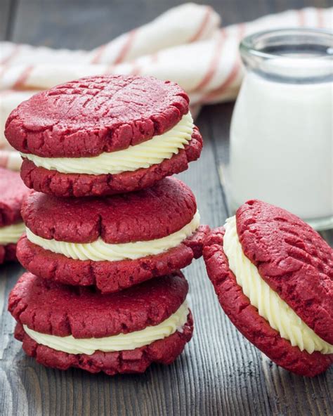 Red Velvet Sandwich Cookies Cake Mix Recipes