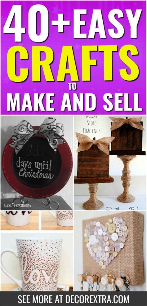 40 Diy Crafts To Make And Sell Easy Crafts To Sell Diy Projects To Sell Easy Diy Crafts