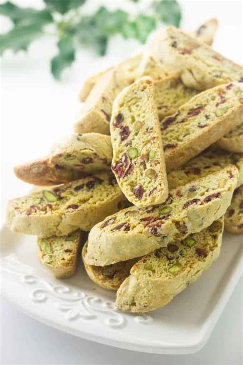 Cranberry Pistachio Biscotti Savor The Best