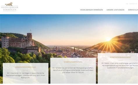 heidelberger vermogen sucht senior berater