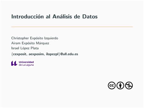 Introduccion Al Analisis De Datos Ppt