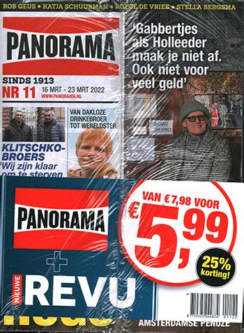 Pakket Panorama Nieuwe Revu Online Bestellen Bij Aboland