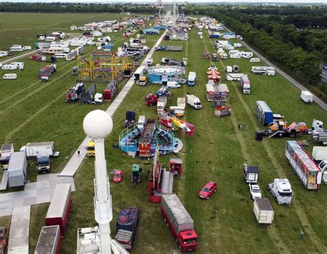 The Hoppings Funfair As Its Set Up On Newcastles Town Moor For The First Time In 3 Years