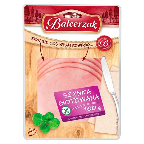 Balcerzak Szynka gotowana 100 g Delikatesy Dwójka