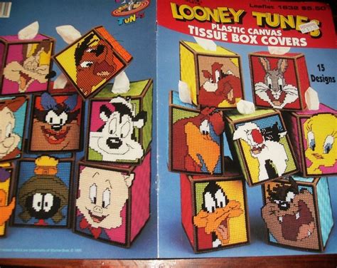 Looney Tunes Plastic Canvas Looney Tunes Tissue Box Covers Leisure Arts