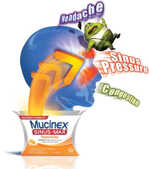 Mucinex Sinus Max Pressure And Pain Caplets 20 Count Health And Personal Care