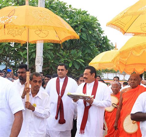 National Oil Anointing Ceremony under the patronage of President Rajapaksa - Sri Lanka