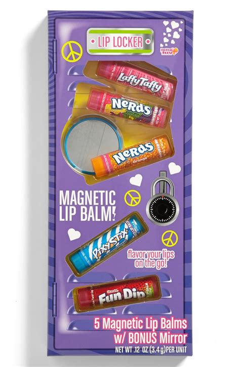 Lotta Luv Lip Locker Magnetic Lip Balm Set Of 5 Girls Nordstrom