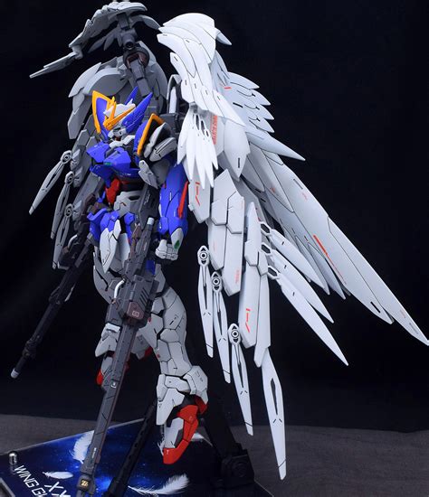 Painted Build Hirm 1100 Wing Gundam Zero Custom Ew