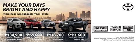 Toyota Motor Philippines Promos Tag 2023 Toyota Motor Philippines