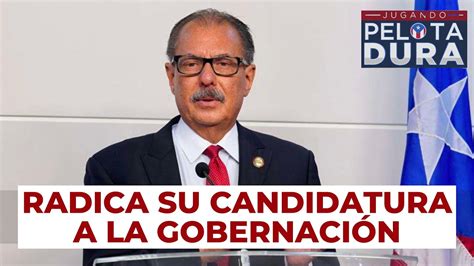 Ppd Ya Tiene Su Primer Candidato A La Gobernaci N Youtube