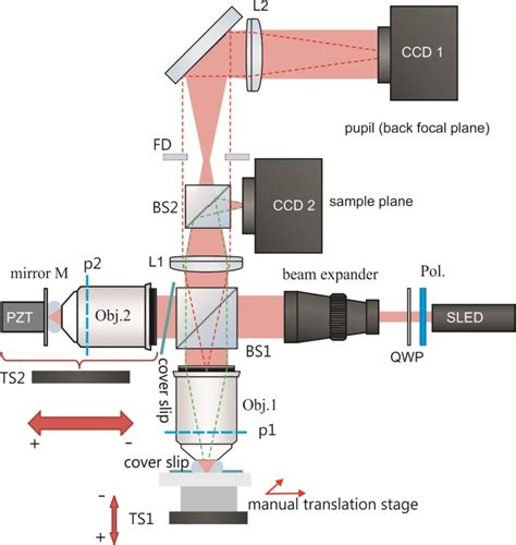 Schematic Of The Experiment Illumination Sled Superluminescent Light