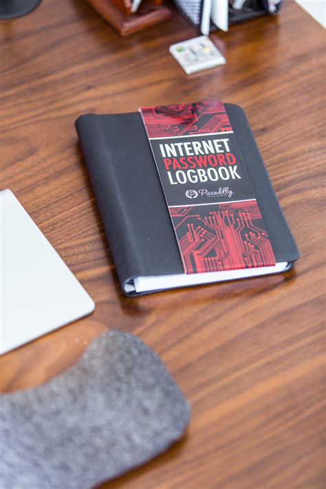 Internet Password Logbook