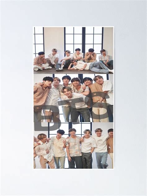 Bts 10 Poster By Coolpatterns Redbubble