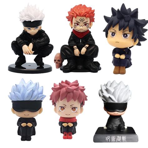 Conjunto De Figuras Jujutsu Kaisen Satoru Gojo Itadori Yuji Kugisaki