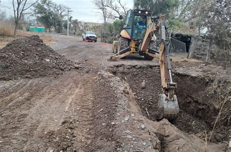 Noticia Aguas del Norte trabaja en la reparación de un tramo del