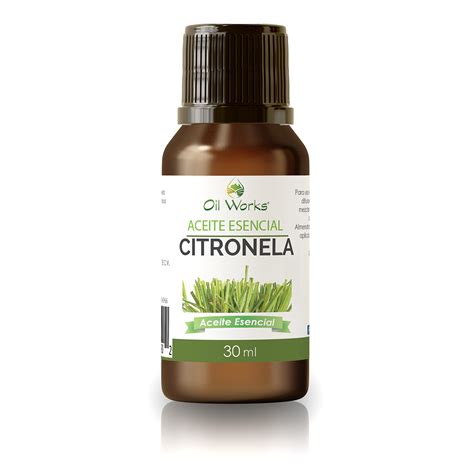 Aceite Esencial De Citronela 30ml Oil Works