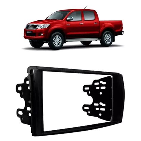 Moldura Painel Dvd Din Hilux Srv Preto Parcelamento