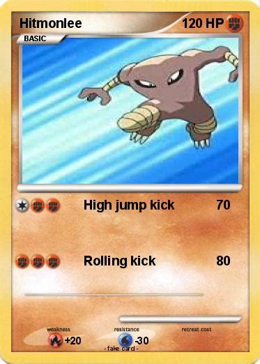 Pokémon Hitmonlee 142 142 - High jump kick - My Pokemon Card