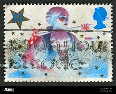 Uk Circa A Stamp Printed In Uk Shows Image Of The Christmas